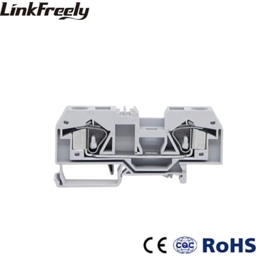 10pcs 283-901 Terminator Press Electrical Wire Terminal Block Connectors Plug-in Spring Quick Wire Connection Terminals Din Rail