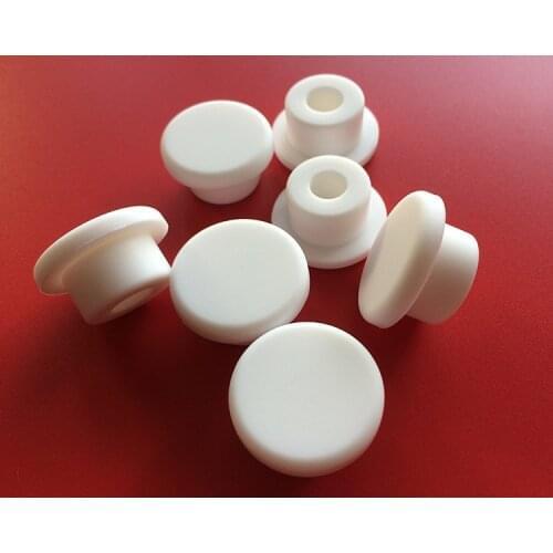 10PCS White Sealing Rubber Plug 19.5mm~51.3mm Pipe Plug Experimental Silicone Test Tube Stopper