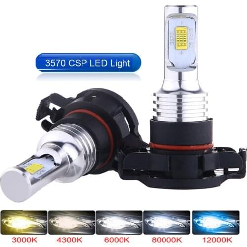 2Pcs H7 H4 H1 H3 LED Bulb Super Bright 3570 Car Fog Lights 12V 24V 6000K White Driving Day Running Lamp Auto Car Headlight