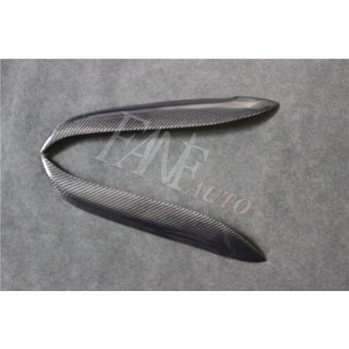 Carbon Fiber Headlight Cover Eyebrows Eyelids for Toyota Starlet Glanza EP91 1996-1999