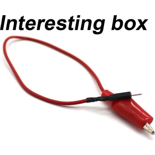 Color alligator clip male female connector DIY maker robot car model toy lead