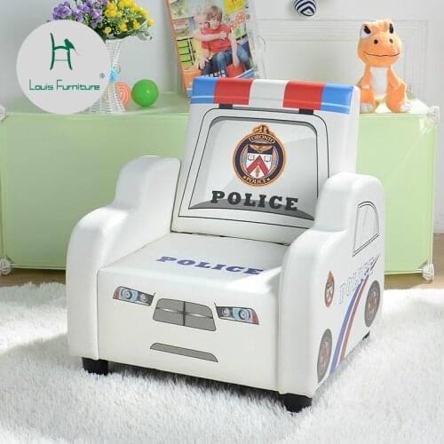Louis Fashion Childrens Sofas Cartoon Single Child Leather Baby Cute Modern Minimalist