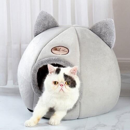 Medium Animals Puppy Pet Nest House Winter Warm Sleeping Bag Puppy Cute Dog Cat Beds Foldable Kennel for Small