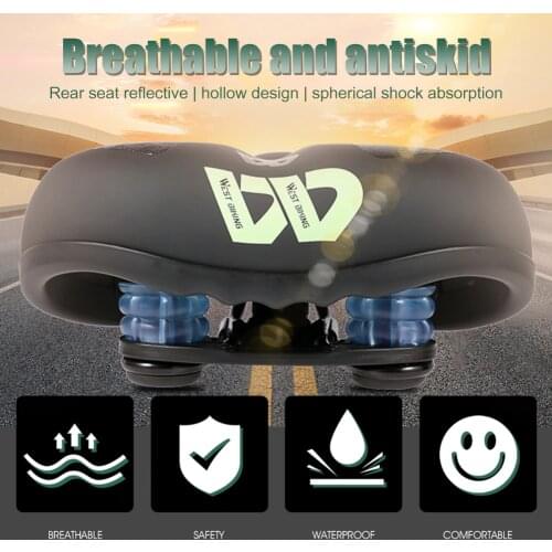 Ergonomic Bike Front Seat Mat Mountain Bike Saddle Comfortable Soft Thicken Road Bicycle Cycling Seat Cushion