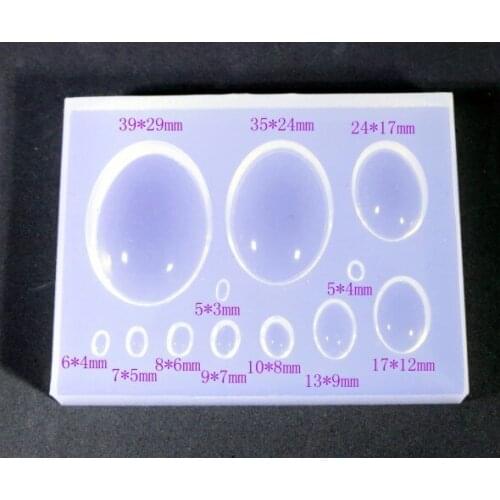 Porcelain necklace bracelet gem drop mold transparent Epoxy Resin Jewelry Pendant Bracelet Making resin molds for jewelry