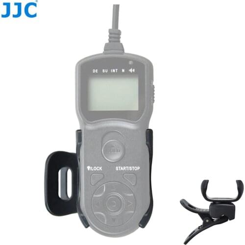 JJC Timer Remote Shutter Cord Holder Tripod Stand Clip for Canon 1300d Nikon d5300 Sony a6000 Fujifilm Olympus Pentax Panasonic