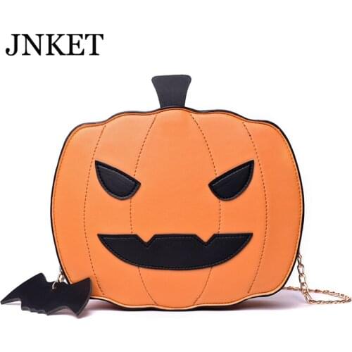 JNKET New Womens PU Leather Pumpkin Bag Shoulder Bag Contrast Color Crossbody Bags Fashion Handbag Bags Sling Bag