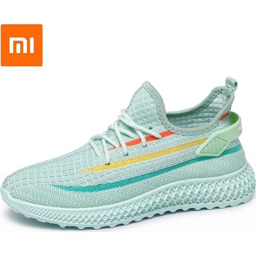 Xiaomi 2021 Women Casual Shoes Summer Breathable Slip On Walking Shoes Ladies Outdoor Sports Sneakers WomenS Vulcanized Shoes