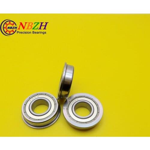 10pcs Mini Flanged Balls Bearing High Precision ABEC-3 Z2V1 FR8-2RS 1/2" X 1-1/8" X 5/16" inch