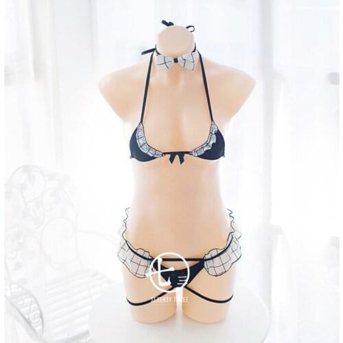 Neko Para Black And White Swimwear