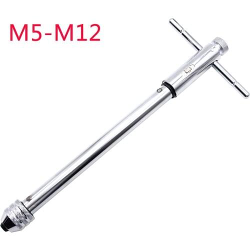 Dropship tap wrench M5-M12 adjustable wrench left and right adjustment hand tools tools ratchet wrenches