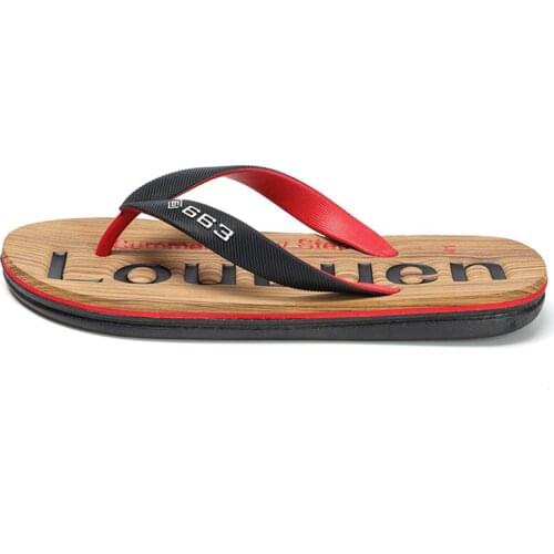 Summer Flip Flops Men Casual Non-Slip Deodorant Breathable And Comfortable Beach Fashion Outer Wear Outdoor Sandals Funny Shoes