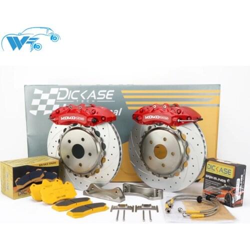 KOKO RACING modified car brake 355*32mm drilled disc rim 20 inches WT9040 red color caliper for 2018 mercedes E300 (w213)