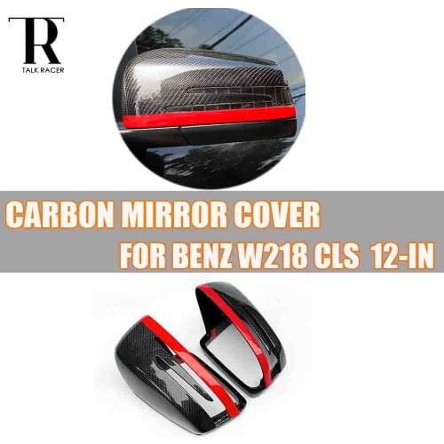 W218 Carbon Fiber Replaced Style Rear View Side Mirror Cover Cap for Mercedes Benz W218 CLS250 CLS320 CLS350 CLS400 CLS500