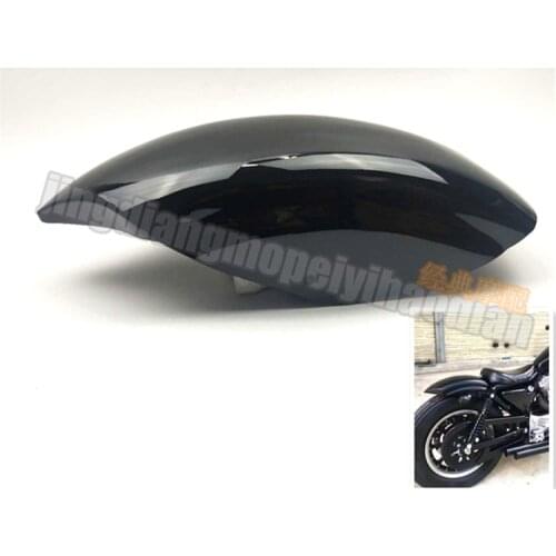 Rear Mudguard Fender For Harley Bobber Davidson Sportsters XL883 XL1200 48 Forty-Eight 72 Seventy-Two 86+ Sharp Tail GlossyBlack