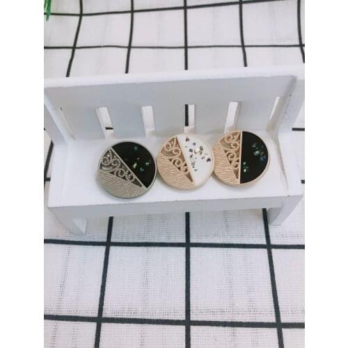 10PCS Gold Metal Buttons Decor Button Sewing Garment Accessories Clothing needlework Button Sewing on Clothes Suit