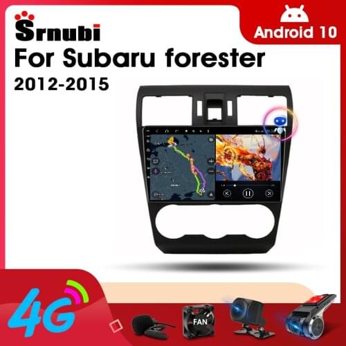 2 Din Android 10 Car Player Stereo Audio Radio for Subaru Forester XV WRX 2012-2015 Multimedia Video Touch Screen 4G Wifi DVD TV
