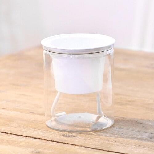 Automatic Absorption Plant Pot Self Watering Outdoor Garden Home Round Transparent Flowerpot Planter Container 2020ing