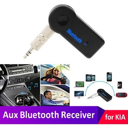 Car Handsfree AUX Bluetooth Receiver Adapter With Mic For Kia Rio 2 3 K2 Ceed Picanto Sportage Soul Forte Sorento Optima Cerato