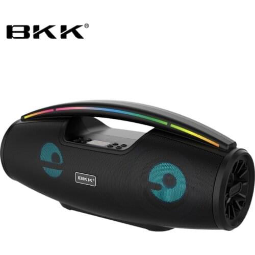 BKK portable karaoke bluetooth speaker TWS outdoor card speaker home theater subwoofer radio with microphone support TF player
