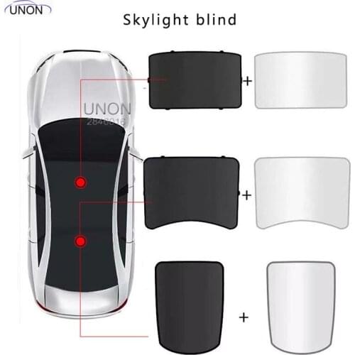 For Tesla Model Y The Roof Skylight Sunshade Shade Visor Sunscreen Insulation Interior Refitting Accessories