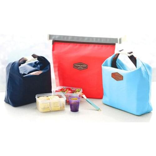 Hot Sale Lunch Bags Handbag Tote Portable Insulated Pouch Cooler Waterproof Food Storage Bag Student School Food Storage Bags