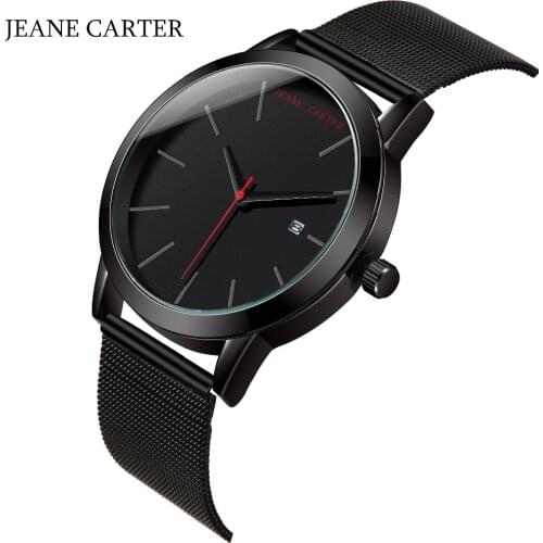 JEANE CARTER Mens Waterproof Watch