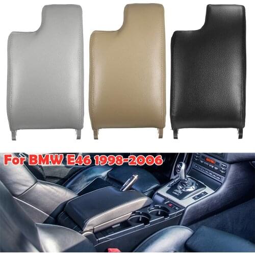 For BMW E46 1998-2006 Car Center Console Armrest Cover Replacement Kit Interior Accessories