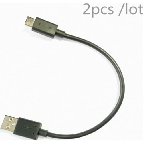 Lot of 2 Short 17cm USB-C TYPE C Cable Cord for Sony WF-1000XM3 WI-1000XM2 WH-1000XM3 1000XM4 WH-H810 Headphones
