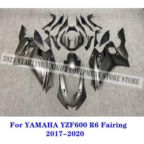 New ABS Motorcycle Whole Fairings Kit Fit For YAMAHA YZF600 R6 2017 2018 2019 2020 17 18 19 20 Injection Bodywork Matte Gray