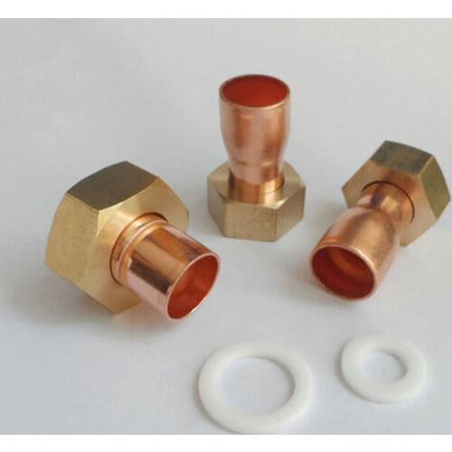 1/2" 3/4" 1" 2" BSP Female x 12.7 15 16 22 28 35 42mm End Feed Cup Connector Copper Plumbing Fitting For Air Condition