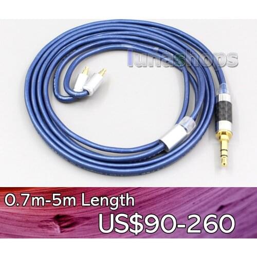 LN006809 2.5mm 4.4mm XLR 3.5mm High Definition 99% Pure Silver Earphone Cable For Sennheiser IE40 Pro IE40pro