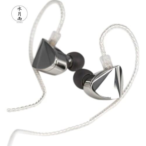 Moondrop KXXS Diamond-Like-Carbon Diaphragm Dynamic In-ear Hifi Music Monitor Studio DJ MP3 Earphone with Detachable Cable