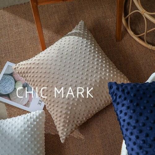 Cushion Cover Cojines Decorativos Solid Color Pillow Fundas De Cojines Para Sofas Textured Cushion Vintage Cushions Nordic Style