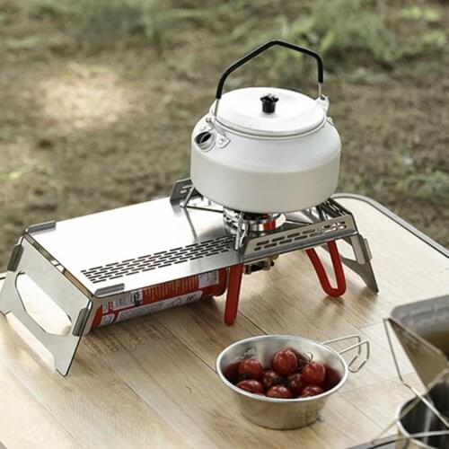 Outdoor Stainless Steel Table Portable Folding Windproof Stove