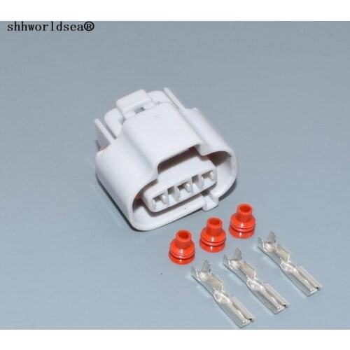 Shhworldsea 6189-0027 3 Pin 2.2mm female Vehicle Speed Sensor Automobile Connector Sealed car waterproof plug