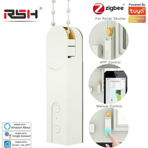 RSH ZigBee Smart DIY Motorisierte Rollos/Shades Stick Motor Hub Tuya Smart Leben APP Alexa Google Startseite Voice Control