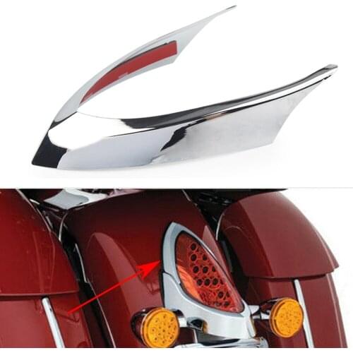 Motorcycle Tail Light Top Trim Cover For Indian Chief Classic Dark Horse Vintage Chielftain 2014 15 16 17 2018 ABS Plastic