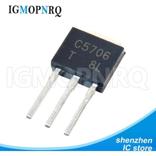 20PCS 2SC5707 TO-251 C5707 TO251 Bipolar junction transistor (BJT) BIP NPN 8A 50V New