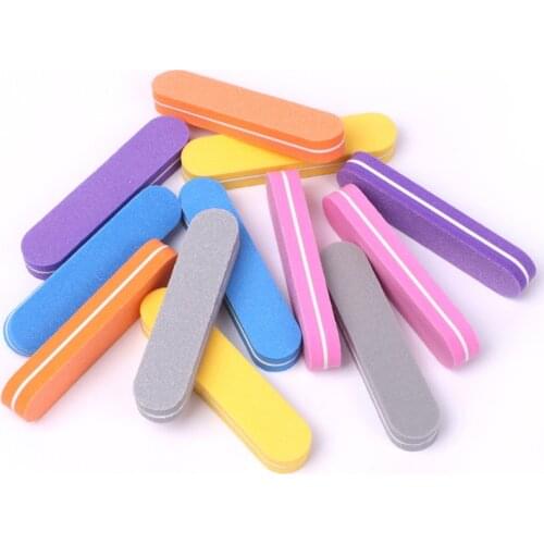 10/20/50PCS Nail Sanding Buffer Block Sponge File Double Sided Short Nail Art Files Polisher Polishing Manicure Nails Art Tools