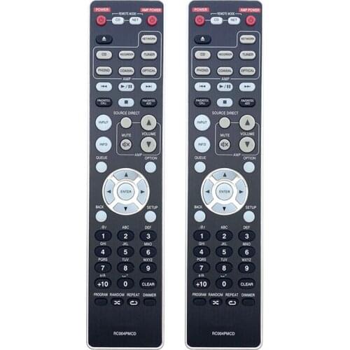 2Pcs RC004PMCD Remote Control,Remote Control Replacement For Marantz CD Player RC002PMCD RC001PMCD CD6007