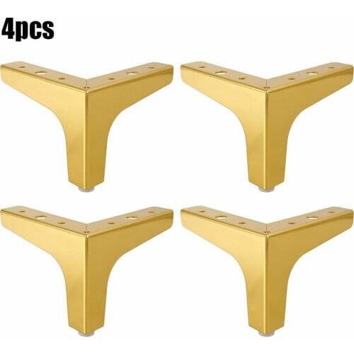 4Inch 10cm Furniture Sofa Legs Modern Metal Diamond Triangle Furniture Feet DIY 100% Brand New And High Quality