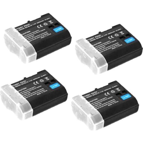 2650mAh EN-EL15a EN EL15 EN-EL15 Battery for Nikon Z5, Z6, Z6 II, Z7, Z7II D7000 D7100 D7200, D850 D750 D7500 D810 D500 D800