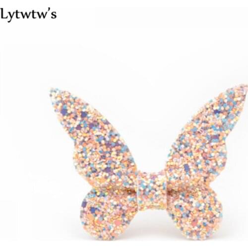 Baby girl Infant hair accessories clothes band Butterfly newborn tiara headwrap hairband Gift Toddlers clips hairpins Headwear