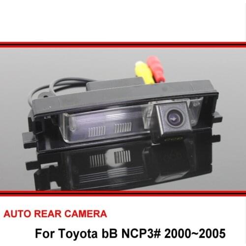 For Toyota bB NCP3# 2000~2005 HD CCD Car Parking Reverse Rearview Backup Waterproof Wide Angle Rear View Camera Night Vision
