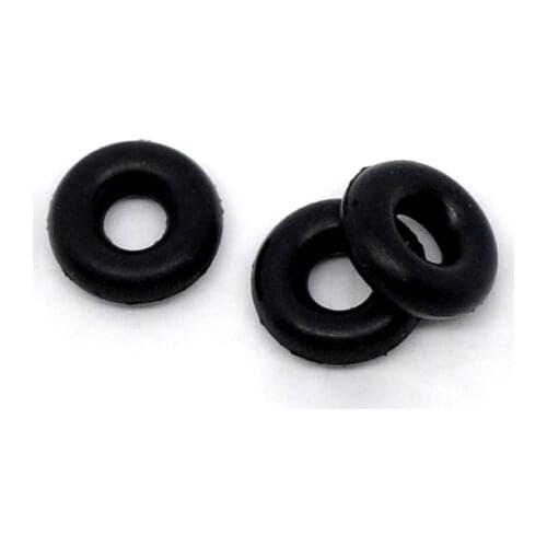 DoreenBeads Rubber Ring/ Silicone Beads 6mm for Clip Stopper Beads,50 pcs