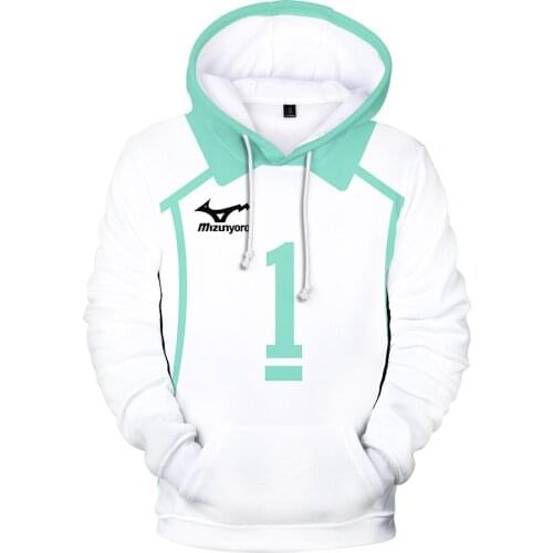 Haikyuu Anime Cosplay Costume Aoba Johsai High School Volleyball Club Oikawa Tooru Iwaizumi Hajime Hoodies Unisex Sweatshirts