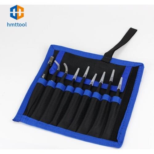 HMT Super Sharp/Hard Stainless Steel Anti-StaticTweezers Set for Mobile Phone Motherboard Fingerprint Fly Wire Maintenance