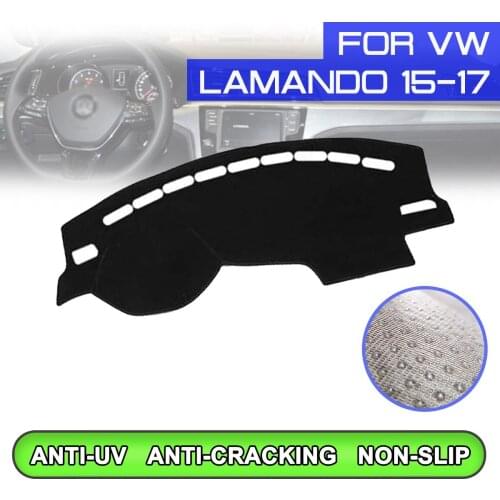 Car Dashboard Mat Anti-dirty Non-slip Dash Cover Mat UV Protection Shade for Volkswagen Lamando 2015 2016 2017