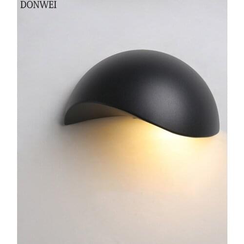 Brief 5W LED Waterproof Indoor wall light Modern Aluminum wall lamp sconce Stair bathroom mirror Light Outdoor Garden Porch lamp